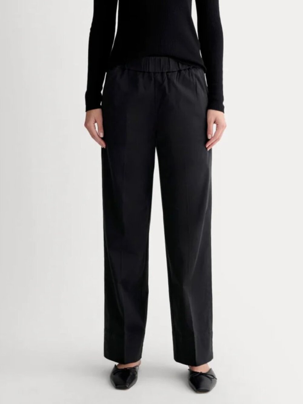 NWT Everlane Women The Easy Pant Black, Size S, Retail $98